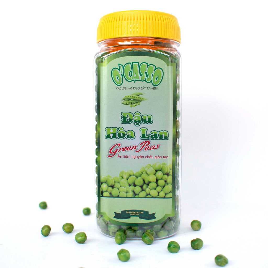 Combo 2 Hộp Đậu Hòa Lan Sấy Giòn Vị Muối O'Casso 275g