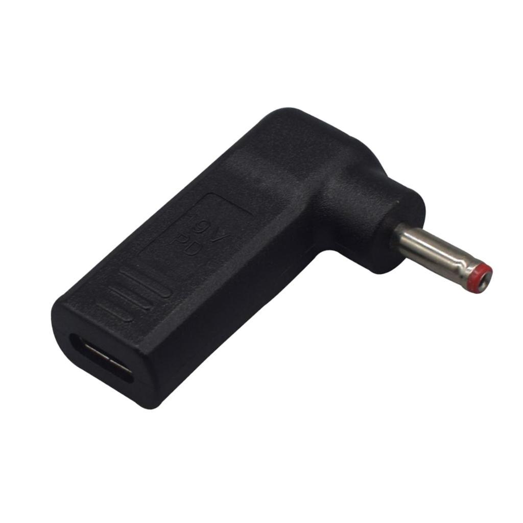 Portable Laptop Female to 3.5*1.35mm Male Port Power Adapter Charger