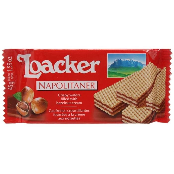 Bánh xốp nhân kem Loacker Classic gói 45g