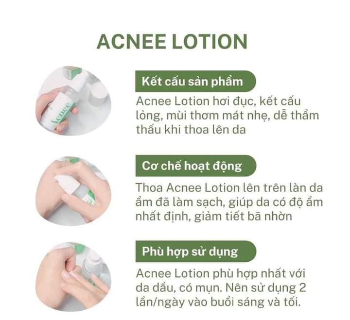 Acnee Lotion - Dưỡng Ẩm Và Làm Dịu Làn Da