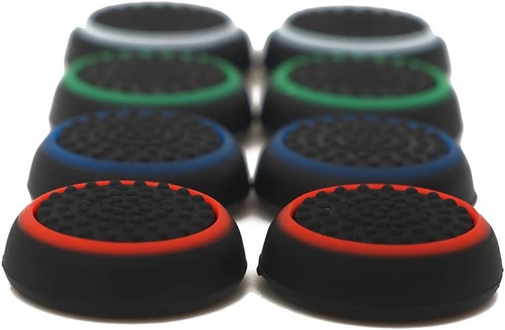 500 cái Thay thế Silicone Thumb Grip Stick Analog Joystick Cap Cover cho Ps3 / Ps4/ Ps5 / Xbox 360 / Bộ điều khiển trò chơi One Màu sắc: phối