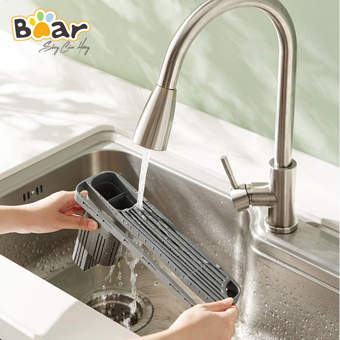 Máy Khử Trùng Dao Thớt Đũa BEAR XDQ-B01Q1 Kiêm Sấy Khô Khử Khuẩn Tia UV 100% Vi Khuẩn Có Hại Công Suất 80 W- Hàng Chính Hãng