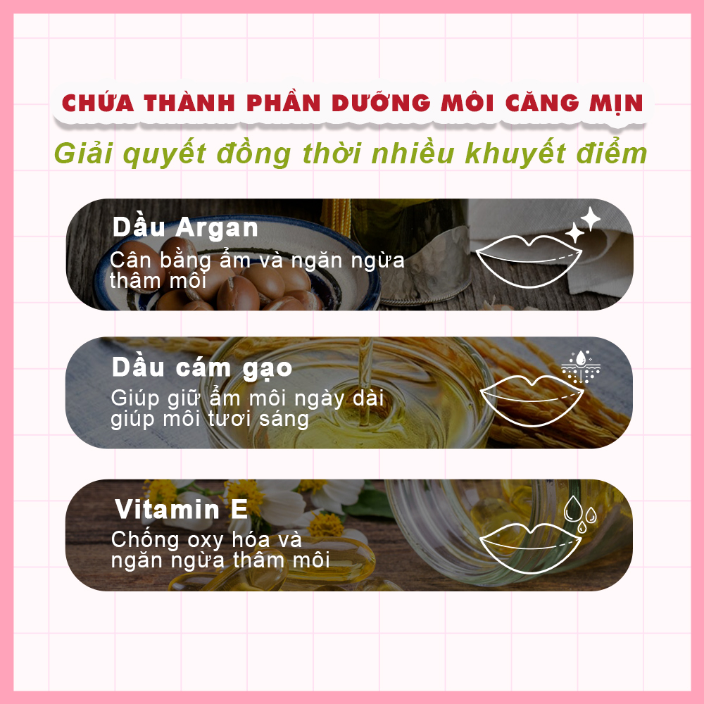 Mặt nạ ngủ ủ dưỡng hồng môi chiết xuất hoa hồng GUO 10gr