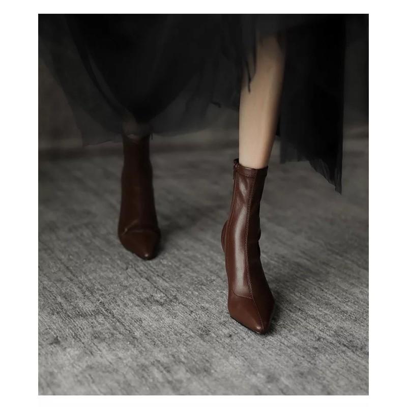 - BOOTS MŨI NHỌN DA MỀM