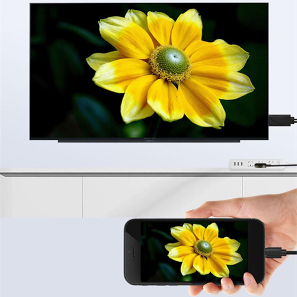 HDMI TV USB Cable Video Adapter Dongle Wire For iPhone 5 6 7 8 Plus X