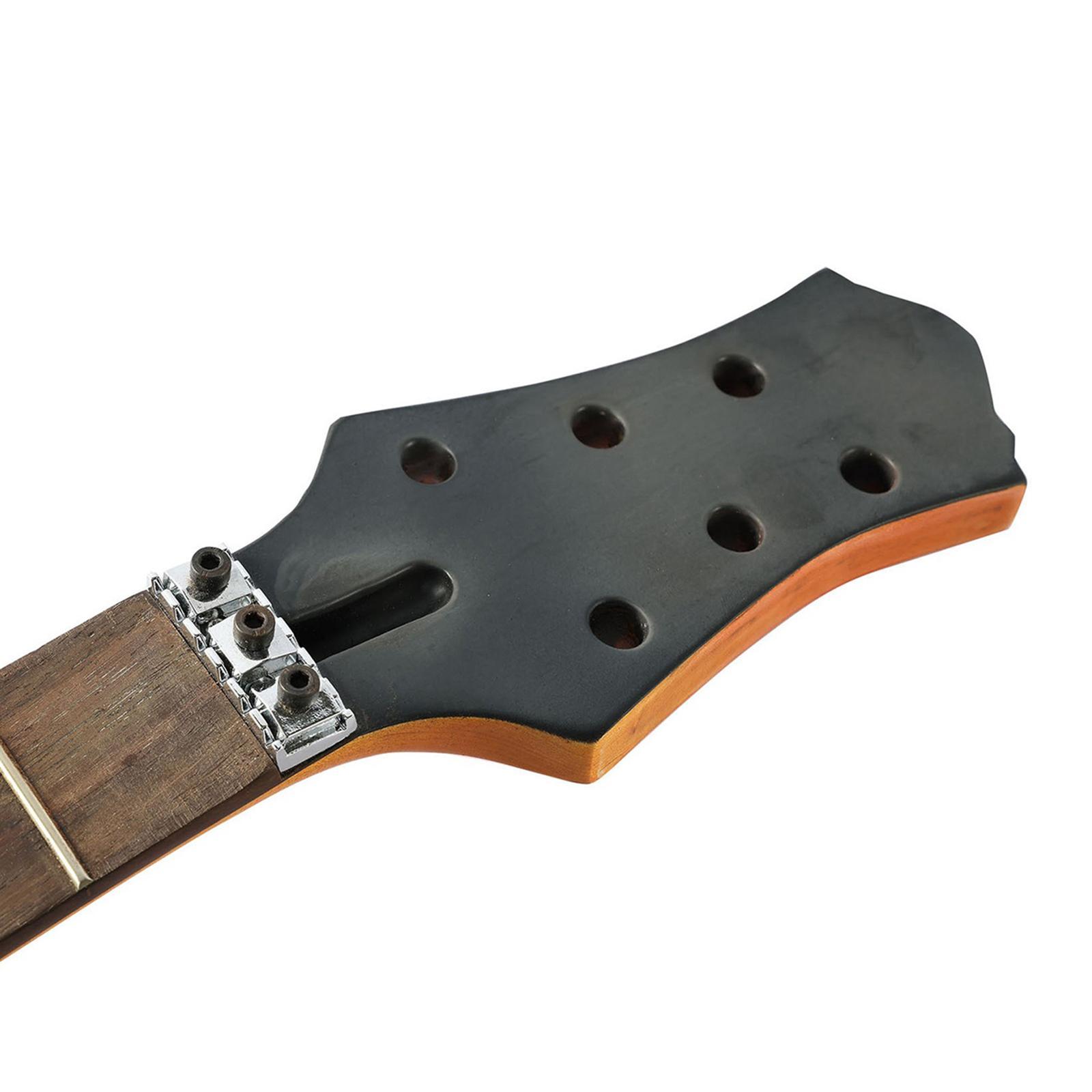 Electric Guitar Neck Replacements, 24 Frets Electric Guitar neck Rosewood Fretboard for Electric Guitar DIY Parts