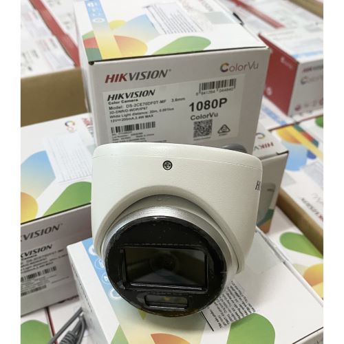 Camera analog TVI colorVu, có màu ban đêm 2MP Hikvision DS-2CE70DF0T-MF ,hàng chính hãng