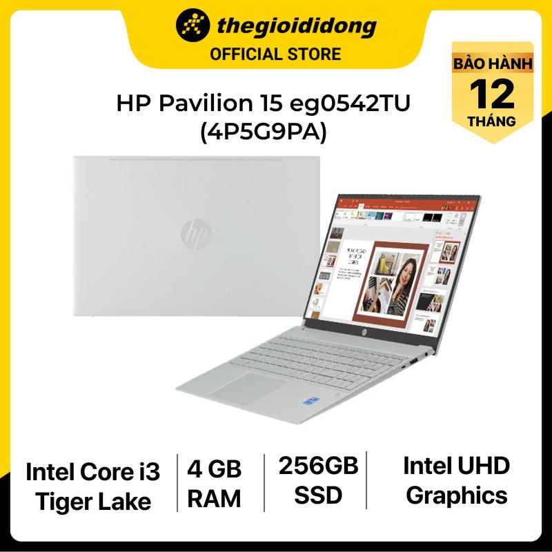 Laptop HP Pavilion 15 eg0542TU i3 1125G4/4GB/256GB/15.6&quot;F/Win11/(4P5G9PA)/Bạc - Hàng chính hãng