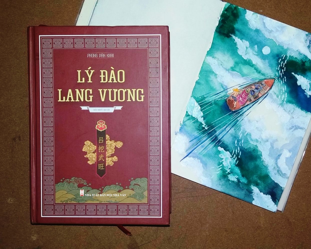 Lý Đào Lang Vương - Tiểu thuyết lịch sử của Phùng Văn Khai (Sách bìa cứng - Tác giả ký tặng)