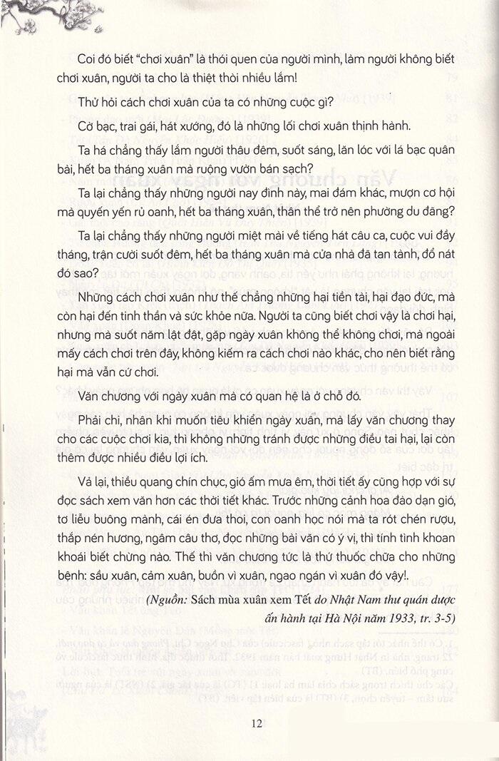 Phong Vị Xuân Xưa – Ngày Xuân Xem Sách Biết Việc Cổ Kim