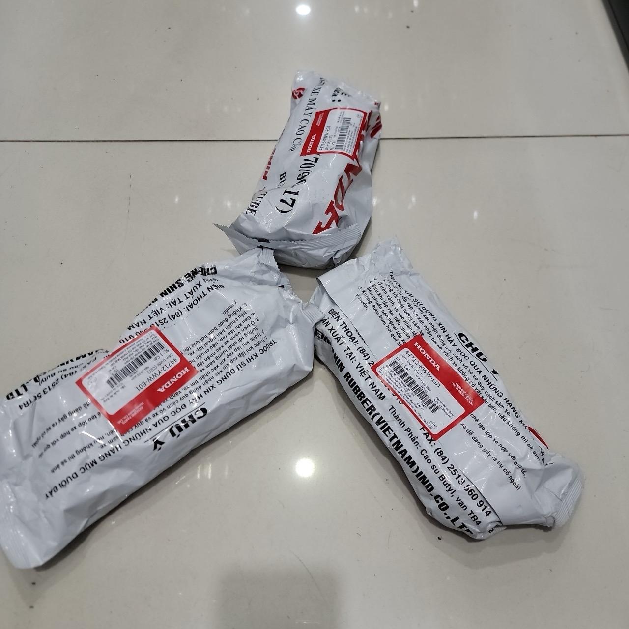 Săm trước xe số chính hãƞg Honda &quot;44712KWWE01&quot; kích thước 70-90-17 và 2.25-17