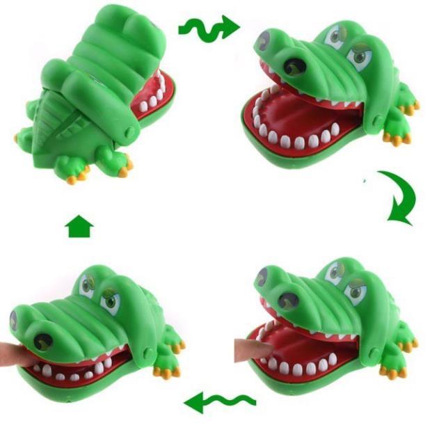 Đồ chơi Cá sấu cắn tay loại to cho bé - đồ chơi giải trí vui nhộn