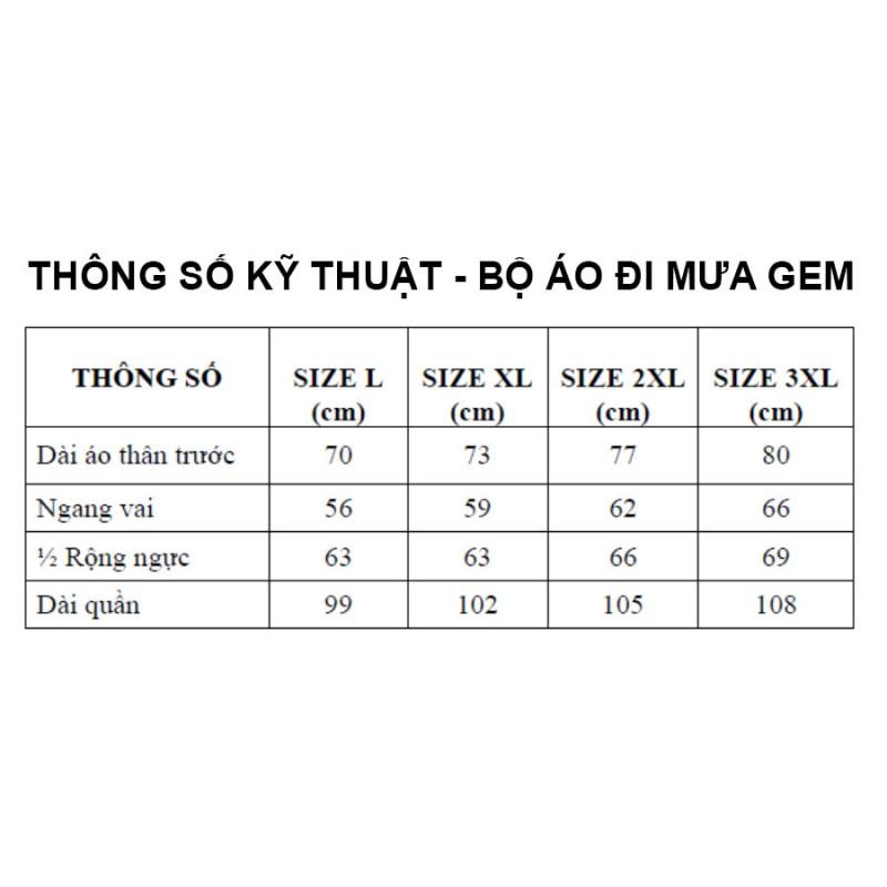 Bộ Áo Mưa Chính Hãng Rando, 2 Lớp, Chống Thấm Kèm Phản Quang