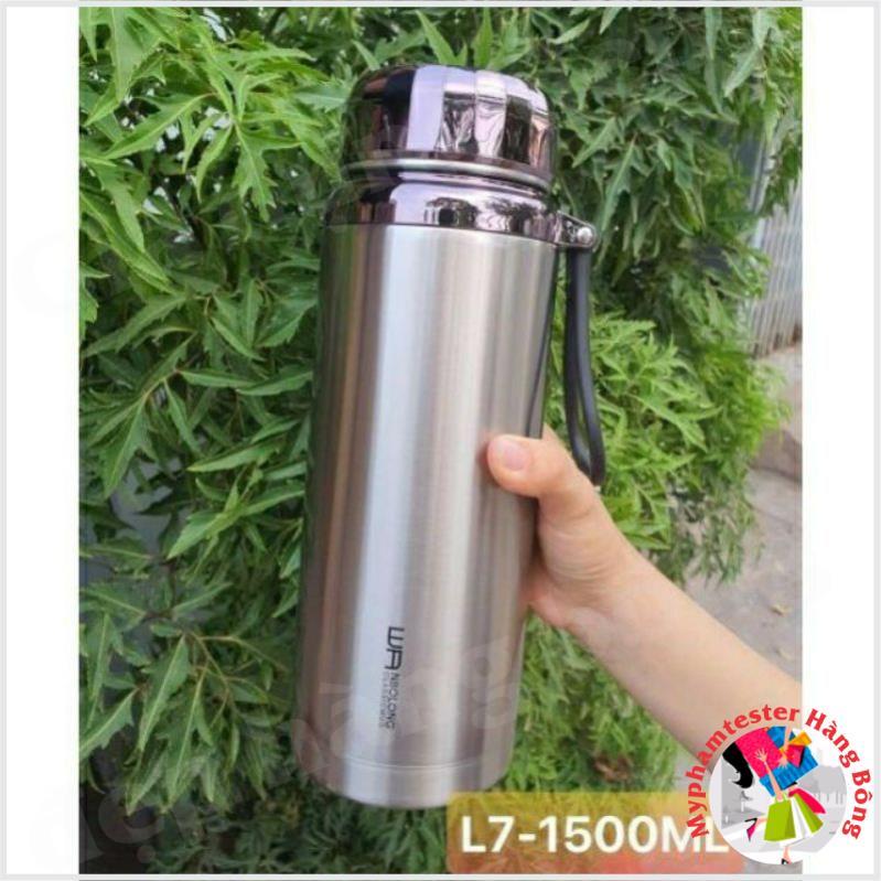 BÌNH GIỮ NHIỆT LẮP KIM CƯƠNG CAO CẤP 1500ml , giữ nóng giữ lạnh
