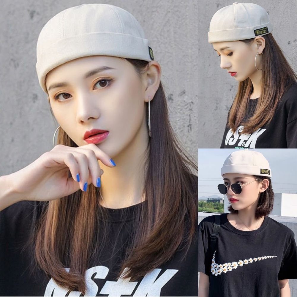 Mũ Beanie, Mũ Nồi Nữ, Mũ Beret Nam Thủy Thủ Siêu Đẹp Phong Cách Cổ Điển MD09