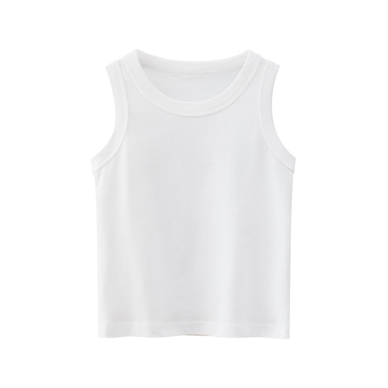 Áo ba lỗ trẻ em TrueKids, áo thun trơn ba lỗ cho bé trai bé gái nhiều màu 100% cotton