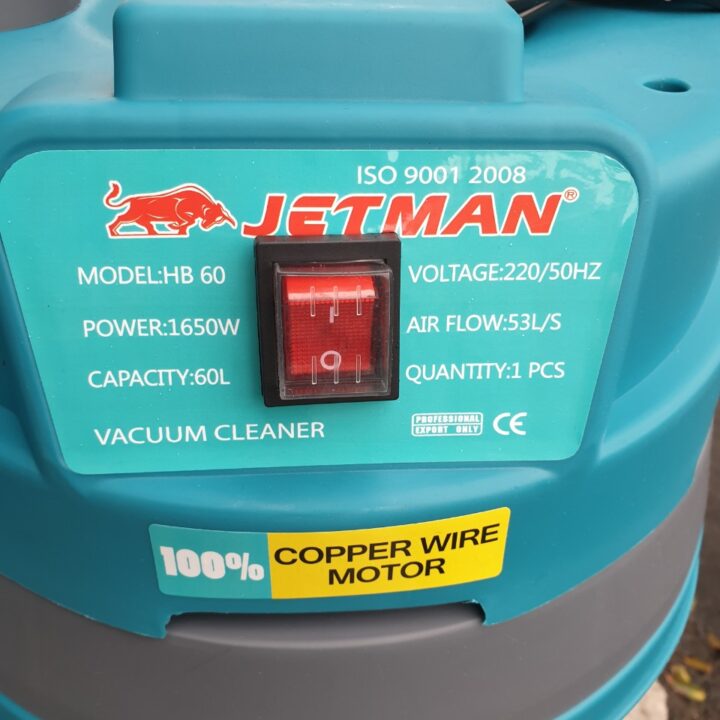 Máy Hút Bụi Jetman 1650W HB60 Hàng Chính Hãng