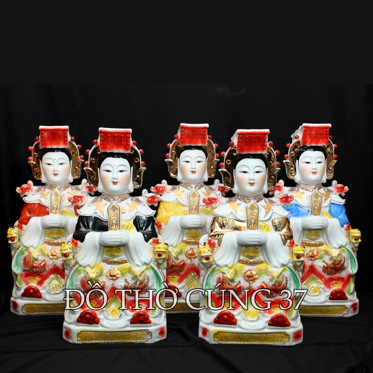 Bộ tượng 5 Mẹ Ngũ Hành