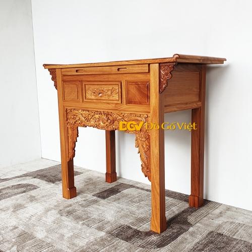 Bàn Cúng 1 Tầng Gõ Đỏ Cao Cấp , Bàn thờ 1 tầng, Bàn thờ gia tiên