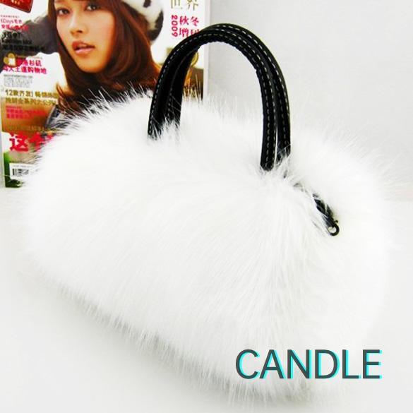 Túi Xách Lông Thỏ Giả Đáng Yêu Cho Nữ