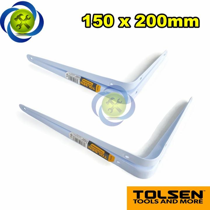 Giá đỡ kệ chữ L Tolsen 51014 kích thước 150mm x 200mm (2 cái)