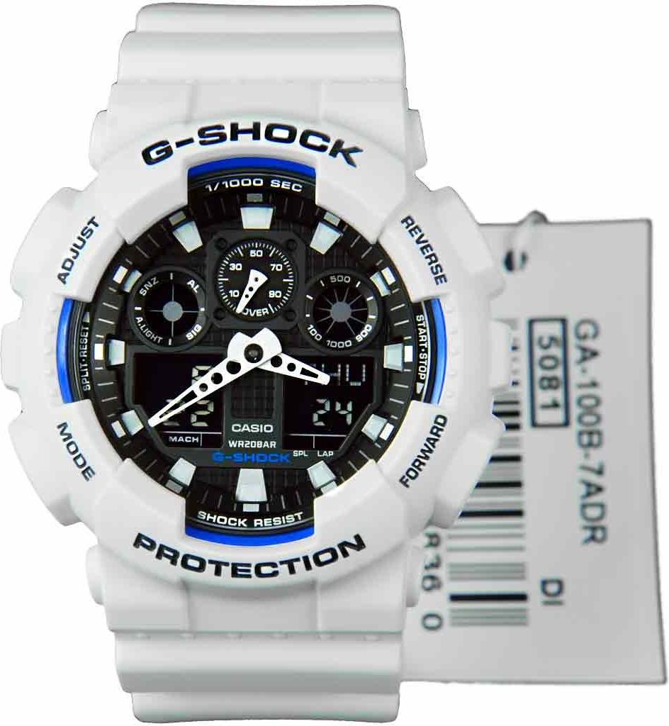 Đồng hồ nam dây nhựa Casio G-SHOCK GA-100B-7ADR