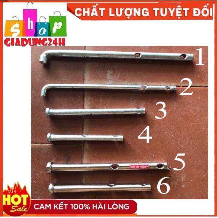 Then cài cửa đấm, then cài cửa ống bằng sắt, mạ, inox các loại-Giadung24h