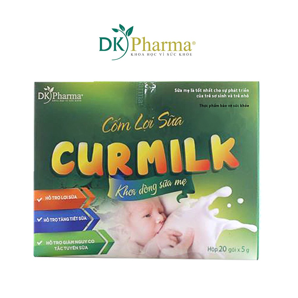 Cốm lợi sữa 100% thảo dược DK Pharma Curmilk H20 20 gói