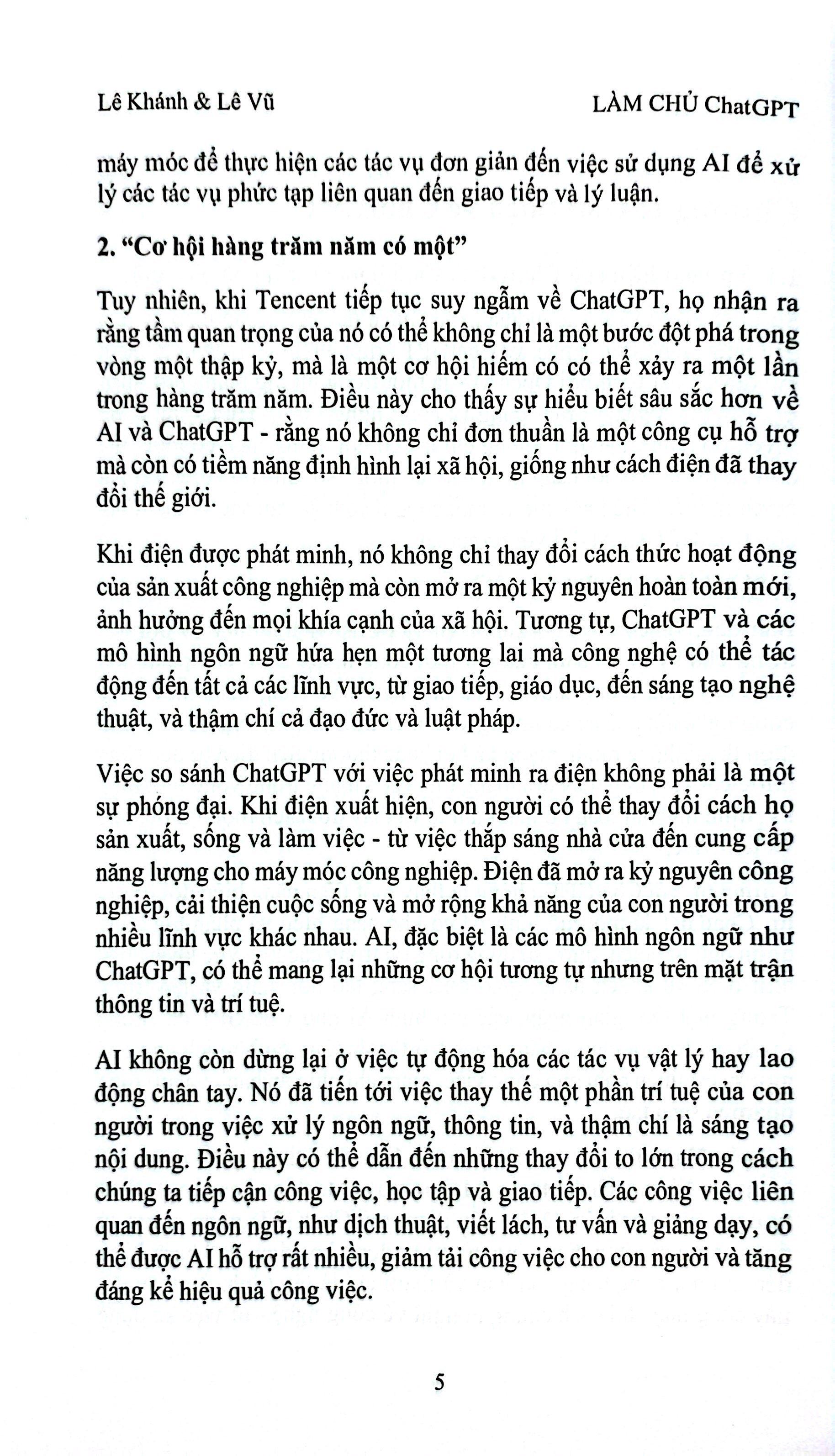 Sách - Làm Chủ ChatGPT - Khai Phá Sức Mạnh Của Các Cuộc Trò Chuyện AI