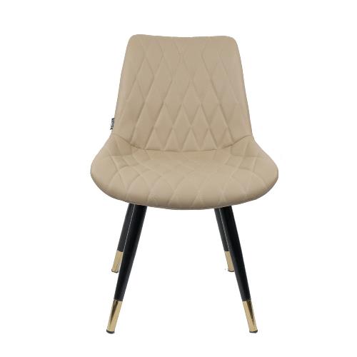 Ghế ăn chất liệu da chân thép sơn LB117