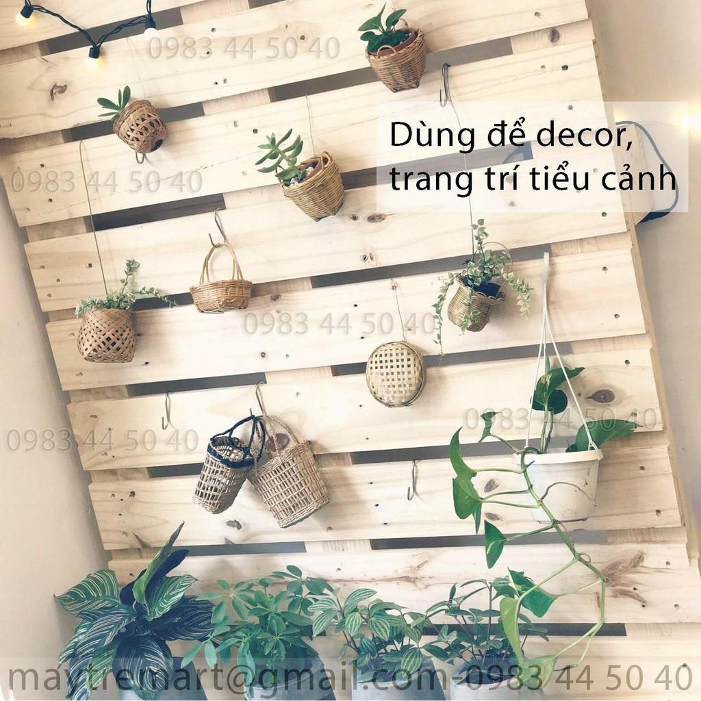 Mây tre nhí decor, phụ kiện chụp hình