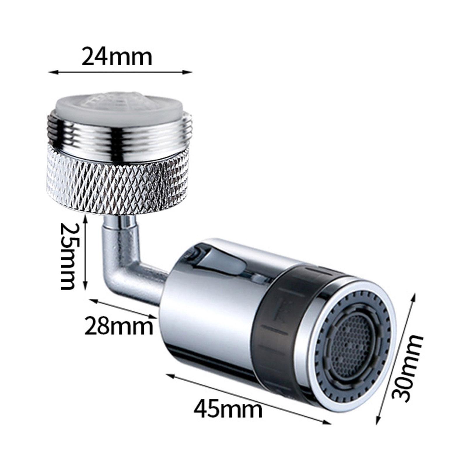 Đầu lọc nước có thể xoay 720 độ, giúp tiết kiệm nước