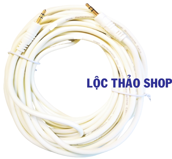 Dây cáp loa 2 đầu jack 3.5 dài 1.8M 3M 5M 10M