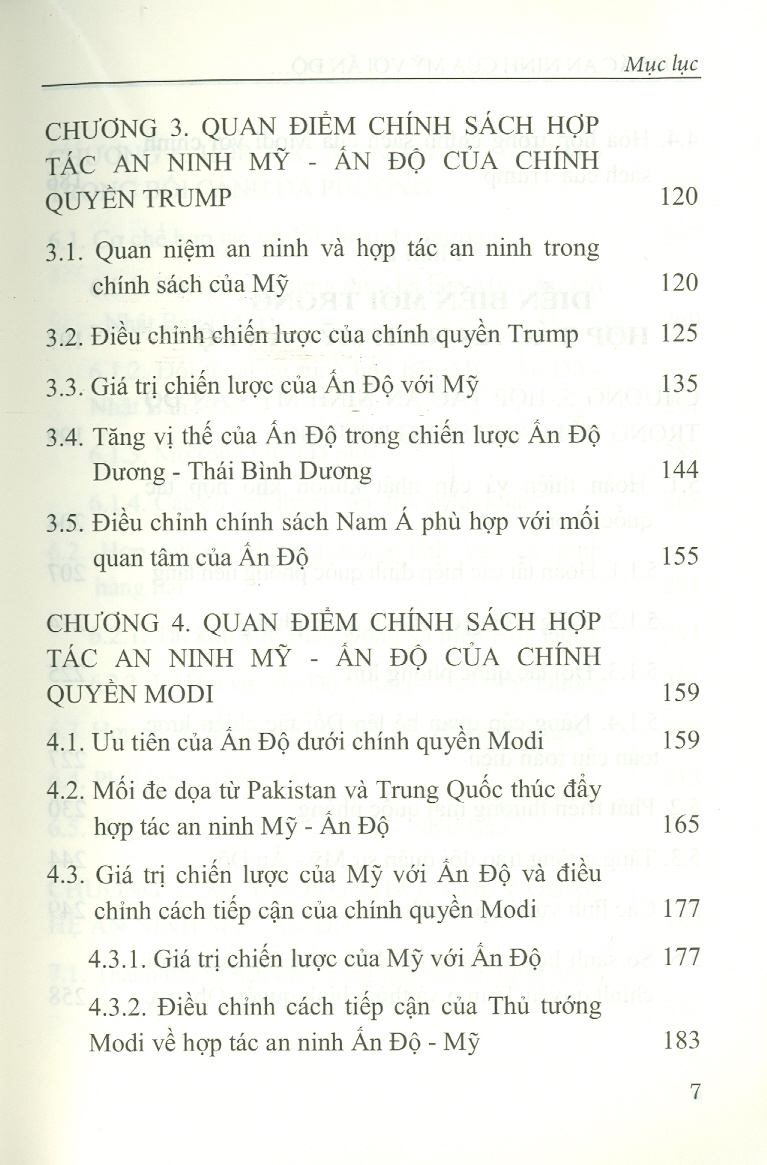 Hợp Tác An Ninh Của Mỹ Với Ấn Độ Trong Bối Cảnh Mới (Sách chuyên khảo)