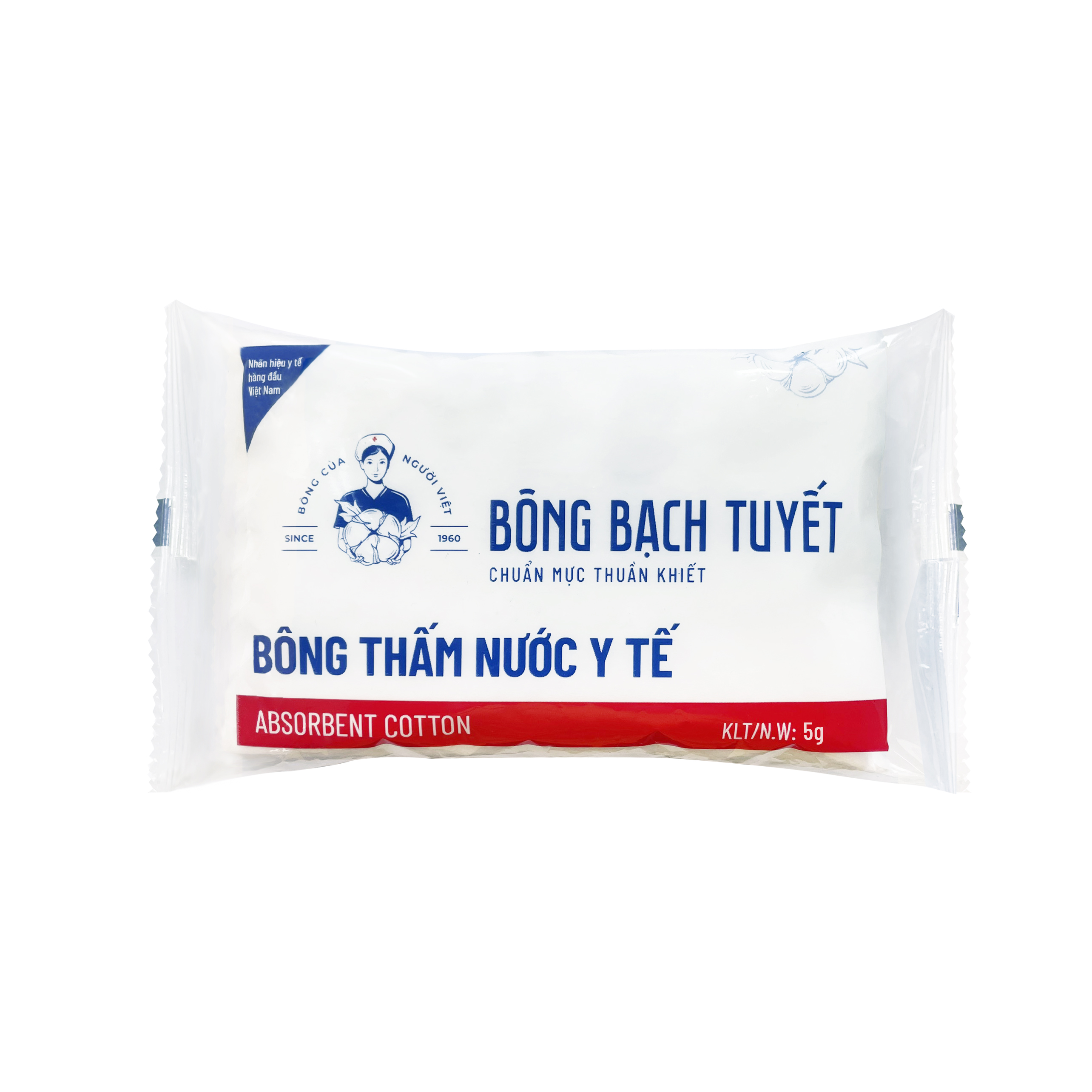 Bông y tế Bạch Tuyết 5gr