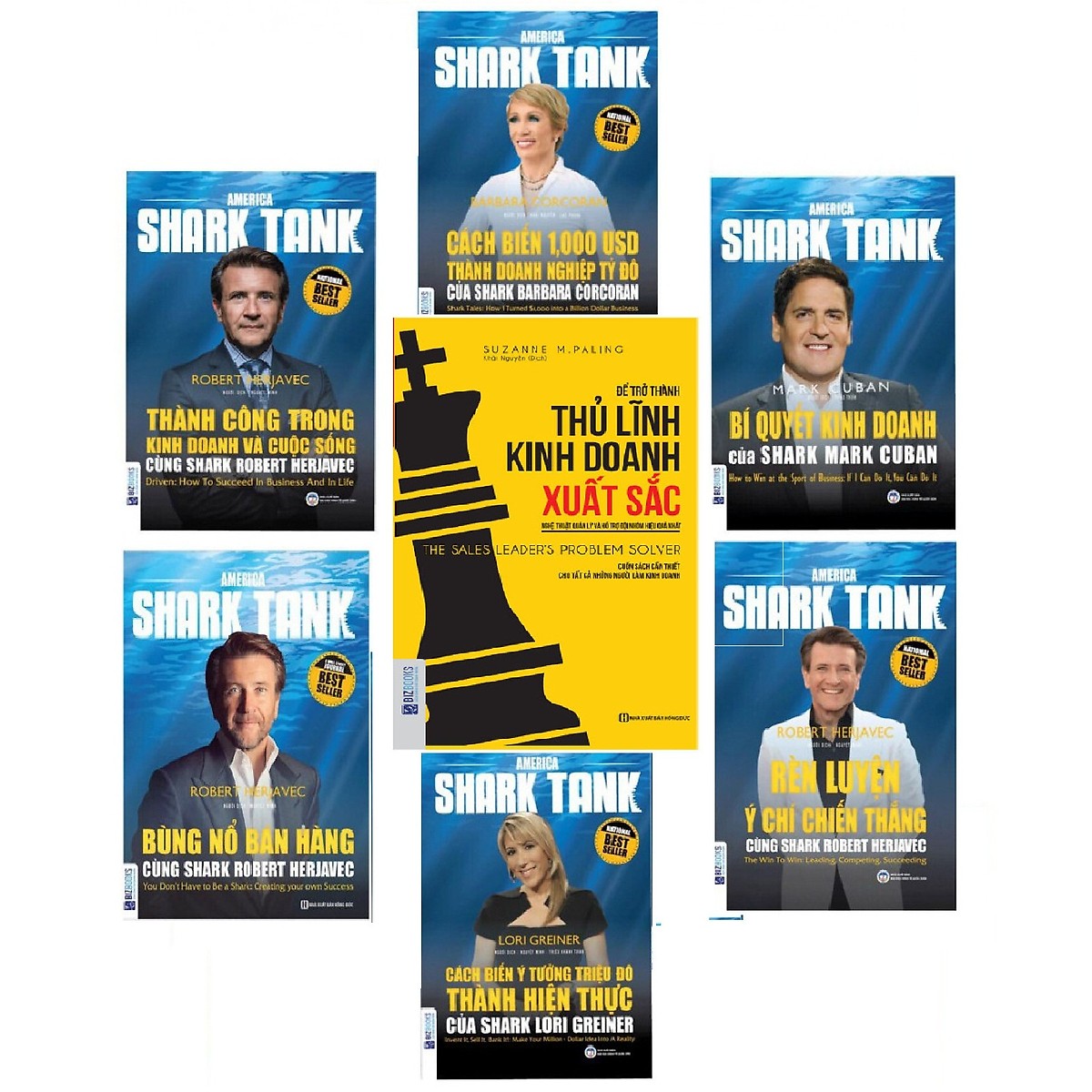 Combo Trọn Bộ 6 Cuốn America Shark Tank (Tặng kèm Kho Audio Books)