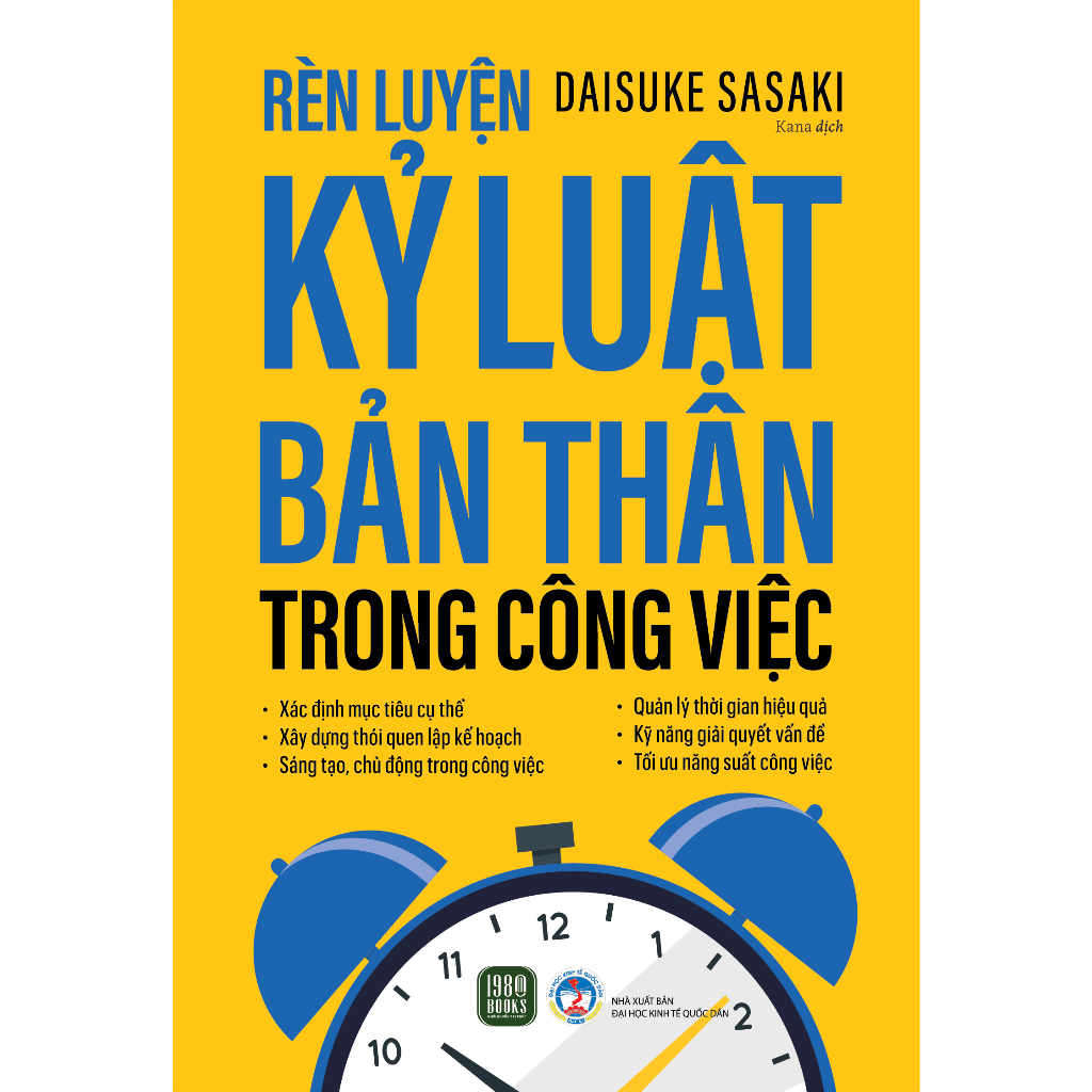 Combo 2 Cuốn Quản Lí Công Việc Hiệu Quả-Rèn Luyện Kỷ Luật Bản Thân Trong Công Việc+Quản Lý Công Việc Hiệu Quả Theo Phương Pháp Horenso