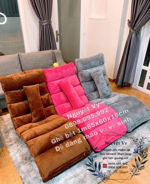 Ghế bệt tựa lưng con sâu siêu dài siêu dày 1m85x60cmx17