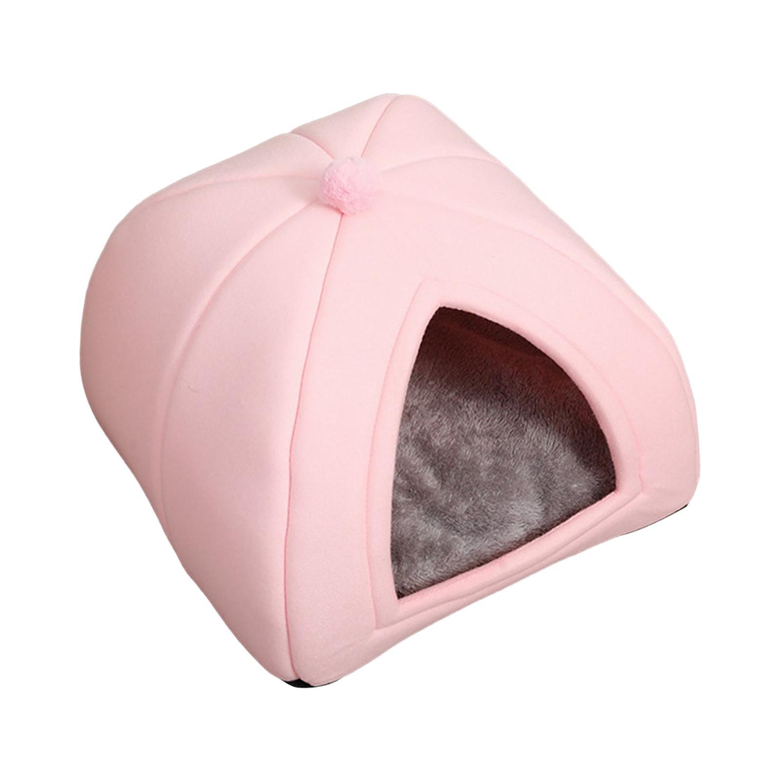 2Pcs Cat Warm House Dog Tent Sleeping Hut Cave