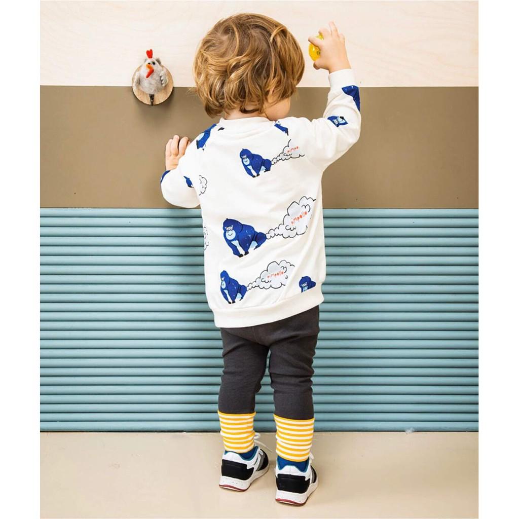Quần legging cotton xuất Hàn Pimpollo cho bé 1- 6 tuổi