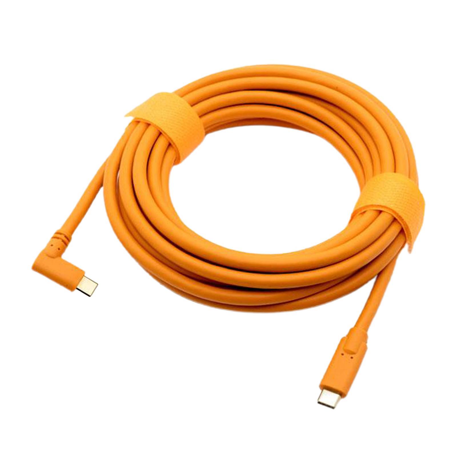 Copper Type C to  90Degree Angle Converter Cord for   Quest 2