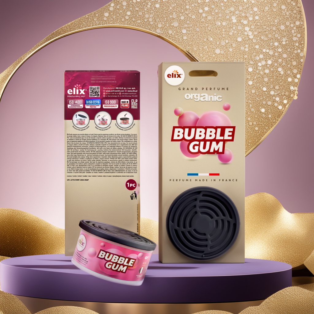 Sáp Thơm  để Taplo Ô tô Elix - Hương Bubble Gum (Kẹo gum)
