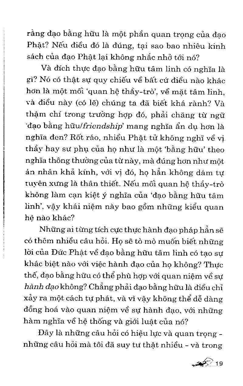 Đạo Phật Và Đạo Bằng Hữu