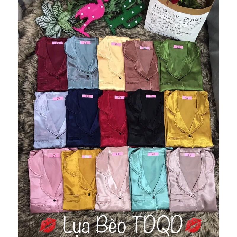 Đồ Bộ Pijama Lụa Bèo TDQD ( Freesize 40kg đến 60kg)