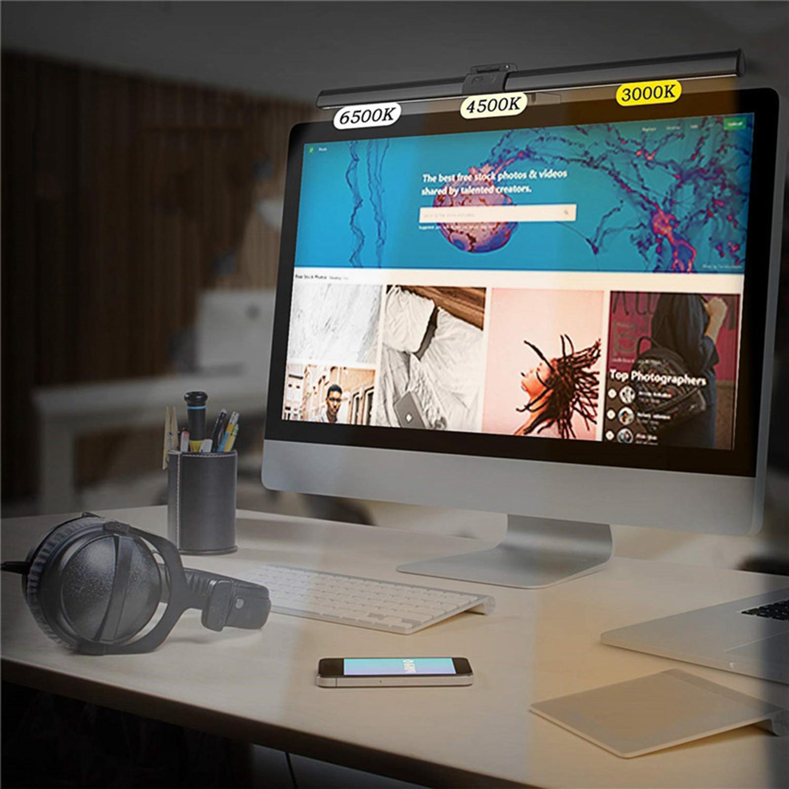 Computer Screen Light LED Task Lamp LED Monitor Light USB Power Office Lamp