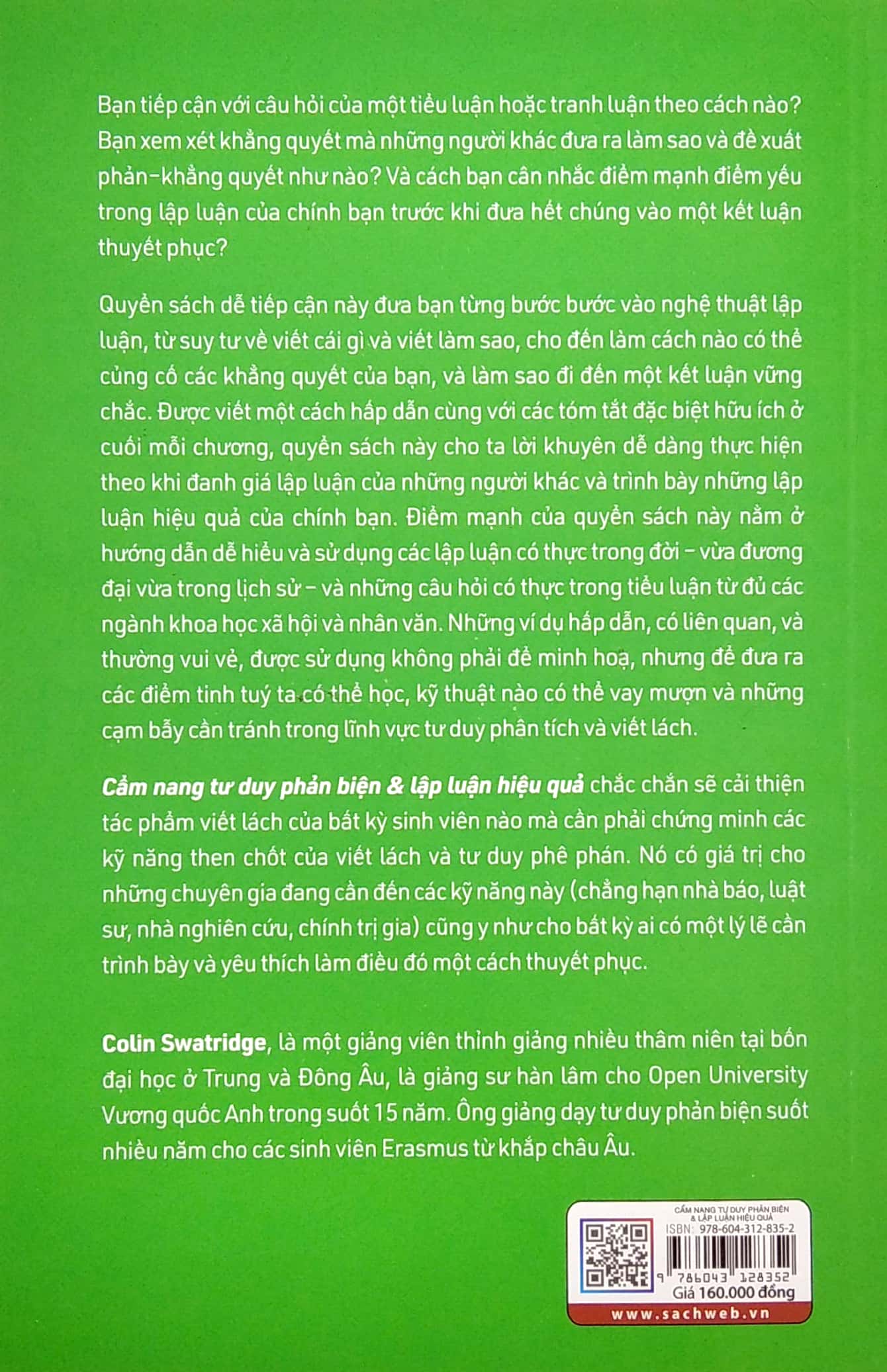 Cẩm nang tư duy phản biện & lập luận hiệu quả