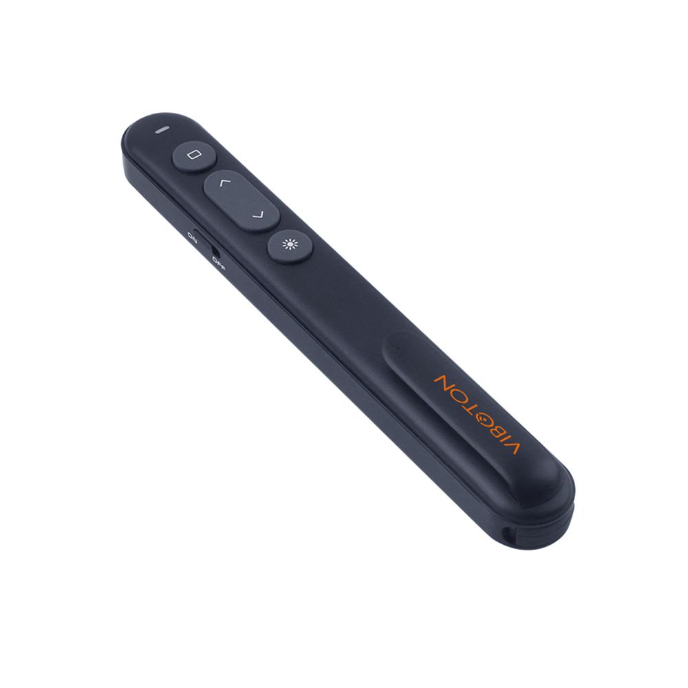 Điều khiển từ xa đa phương tiện không dây cho thuyết trình Powerpoint Con trỏ Laser PPT Flip Pen VIBOTON PP-936 2.4G