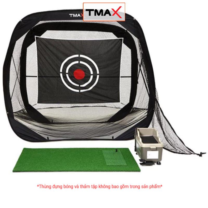 Bộ Khung Lưới Tập Swing Golf [2.14x2.14x1.22m]: Cao Cấp, Tháo Lắp Đơn Giản, Di Động