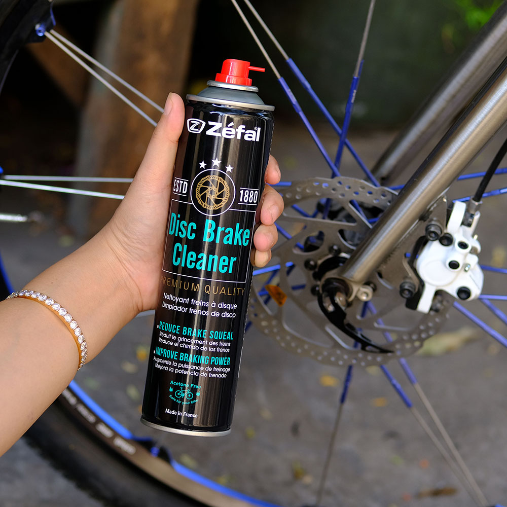Vệ sinh bảo dưỡng thắng dĩa ZÉFAL DISC BRAKE CLEANER 400ml