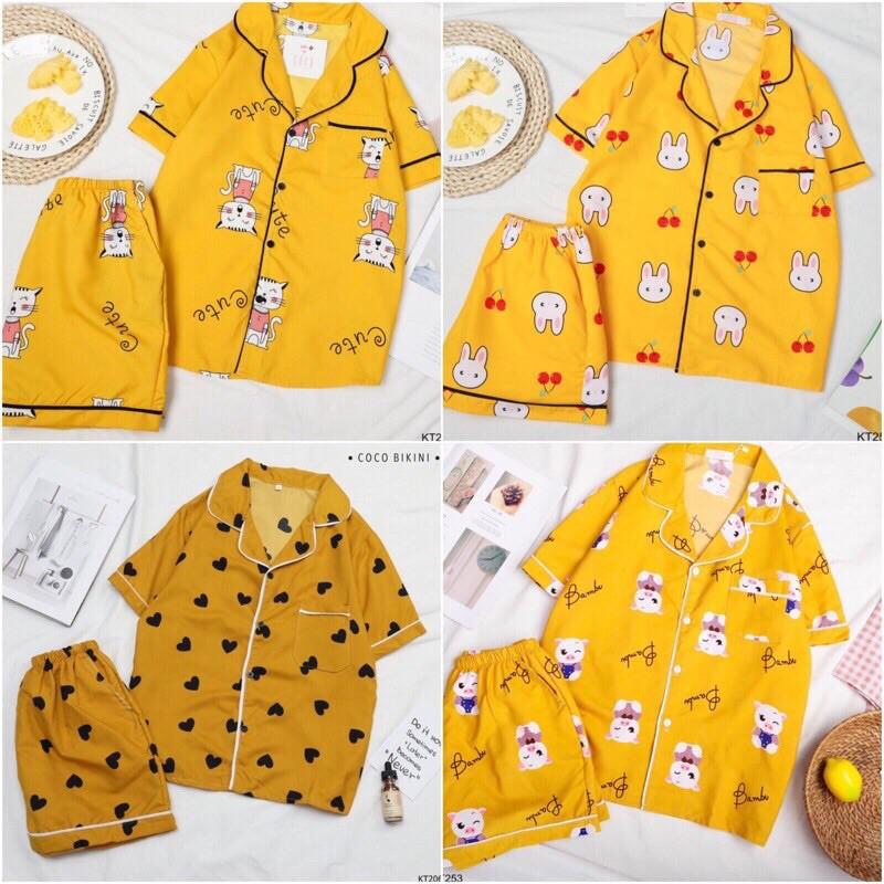 Bộ pijama,Bộ đồ mặc nhà dài tay quần dài lụa satin mềm mịn, thoáng mát đa dạng mẫu mã màu sắc